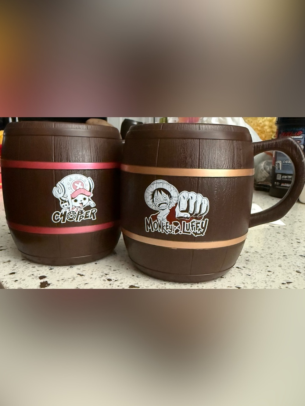Universal Studios Hollywood FanFest One Piece barrel cup duo!